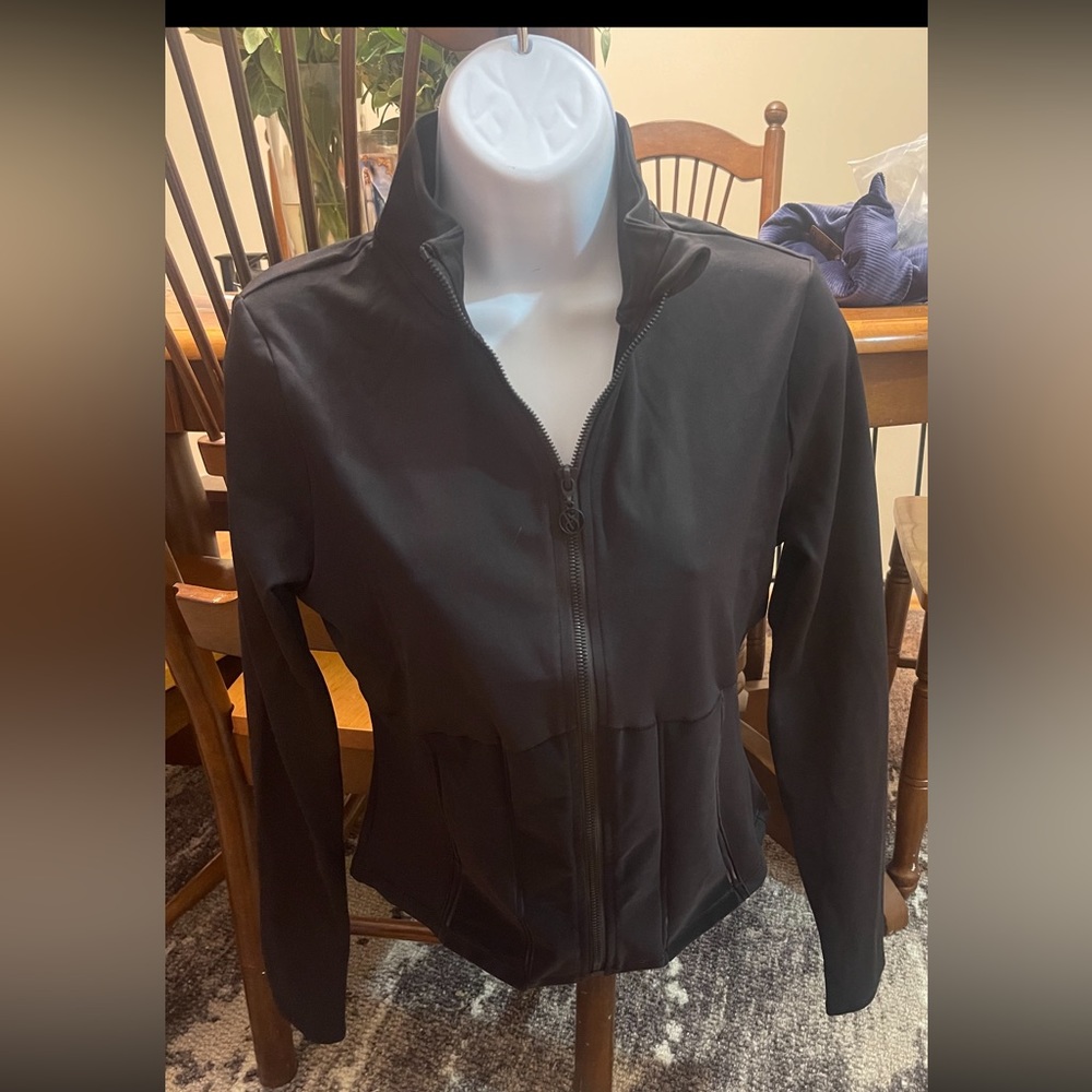 Black zip up jacket